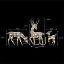 Luminária Rena Mágica: A Luz do Natal - 03 Peças Importe Go 