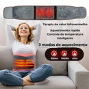 Massageador Lombar Recarregável - Compressa Quente Saúde & Beleza (Massageador 5) Importe Go 